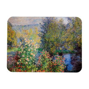 Magnet Flexible Claude Monet - Coin de jardin à Montgeron