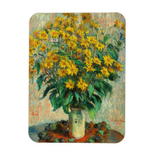 Magnet Flexible Claude Monet - Fleurs de topinambour