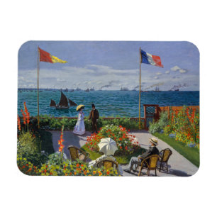 Magnet Flexible Claude Monet - Garden at Sainte-Adresse