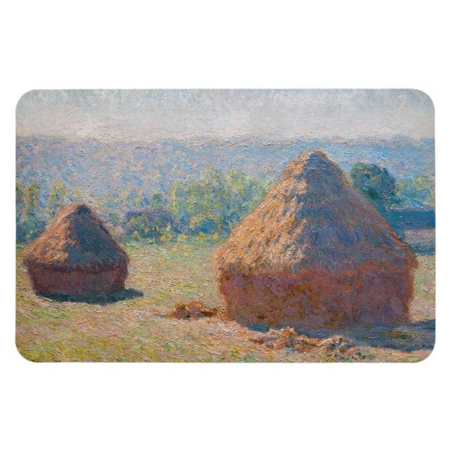 Magnet Flexible Claude Monet - Haystacks, fin de l'été (Horizontal)