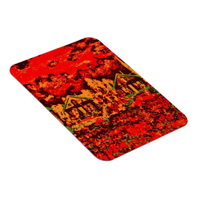 Magnet Flexible Claude Monet Houses at Argenteuil (Modifié) (Côté Droit)