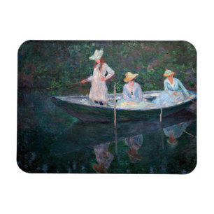Magnet Flexible Claude Monet - In the Norvegienne Boat at Giverny