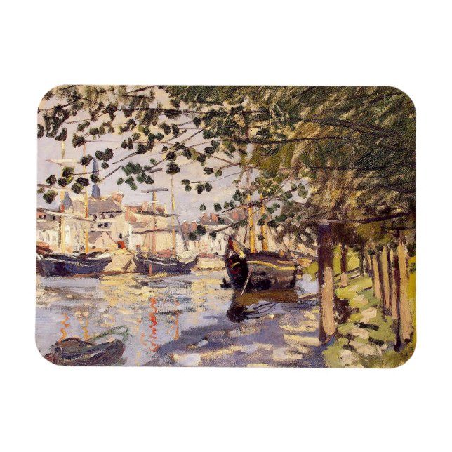 Magnet Flexible Claude Monet. La Seine à Rouen (Horizontal)