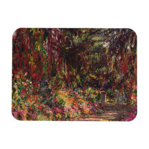 Magnet Flexible Claude Monet le chemin de jardin chez Giverny