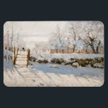 Magnet Flexible Claude Monet - Le Magpie<br><div class="desc">The Magpie / La Pie - Claude Monet,  Huile sur toile,  1868-1869</div>