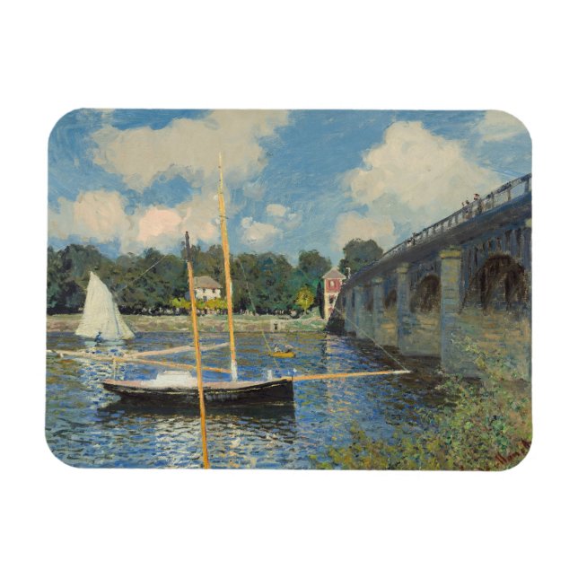 Magnet Flexible Claude Monet | Le pont d'Argenteuil (Horizontal)
