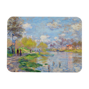 Magnet Flexible Claude Monet - Le Printemps au bord de la Seine