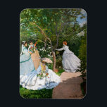 Magnet Flexible Claude Monet - Les femmes dans le jardin<br><div class="desc">Femmes dans le jardin / Femmes au jardin - Claude Monet,  Huile sur toile,  1866</div>