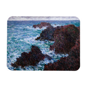 Magnet Flexible Claude Monet - Les rochers de Belle-Île, côte sauv