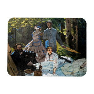 Magnet Flexible Claude Monet - Luncheon on the Grass, Right Panel