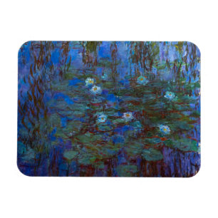 Magnet Flexible Claude Monet - Lys d'Eau Bleue