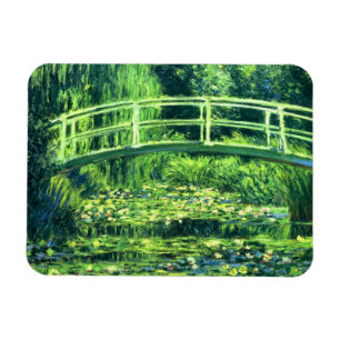 Magnet Flexible Claude Monet : Pont sur un étang de nappes phréati
