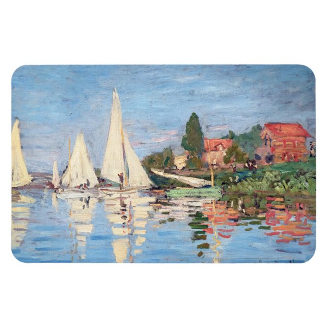 Magnet Flexible Claude Monet - Regattas at Argenteuil (Horizontal)