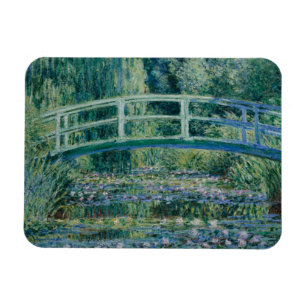 Magnet Flexible Claude Monet - Water Lilies et pont japonais