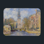 Magnet Flexible Claude Monet - Windmills près de Zaandam<br><div class="desc">The Zuiderkerk,  Amsterdam - Claude Monet,  Huile sur toile,  1874</div>