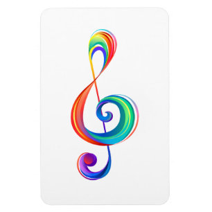 Magnet Flexible Clé arc-en-ciel