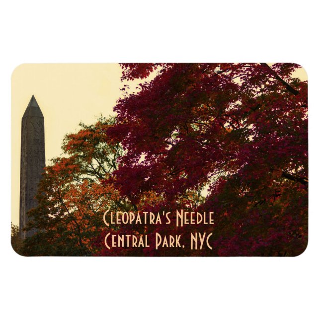 Magnet Flexible Cleopatra's Needle, Central Park NYC (Horizontal)