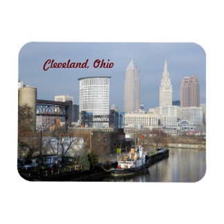 Magnet Flexible Cleveland Ohio (Vue sur la rivière) Aimant Flexi P