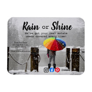 Magnet Flexible Clients de pluie référencement marketing immobilie