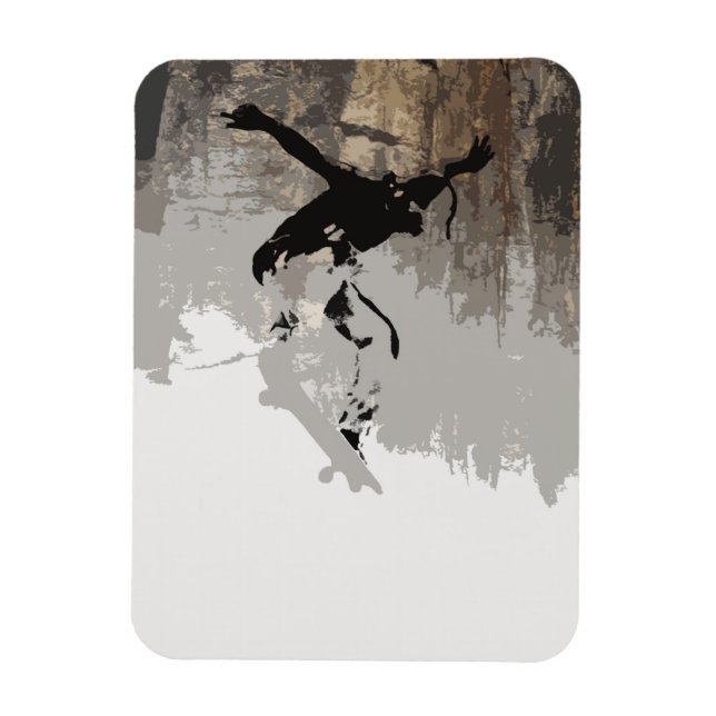 Magnet Flexible Cliff Jumping - Skateboarder (Vertical)