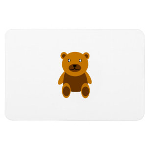 Magnet Flexible Clipart Brown d'ours de nounours