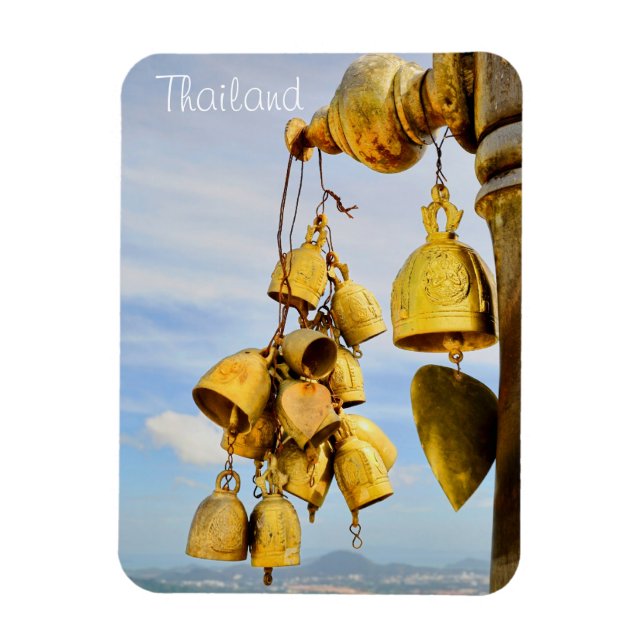 Magnet Flexible cloches dans un temple bouddhiste en Thaïlande le  (Vertical)