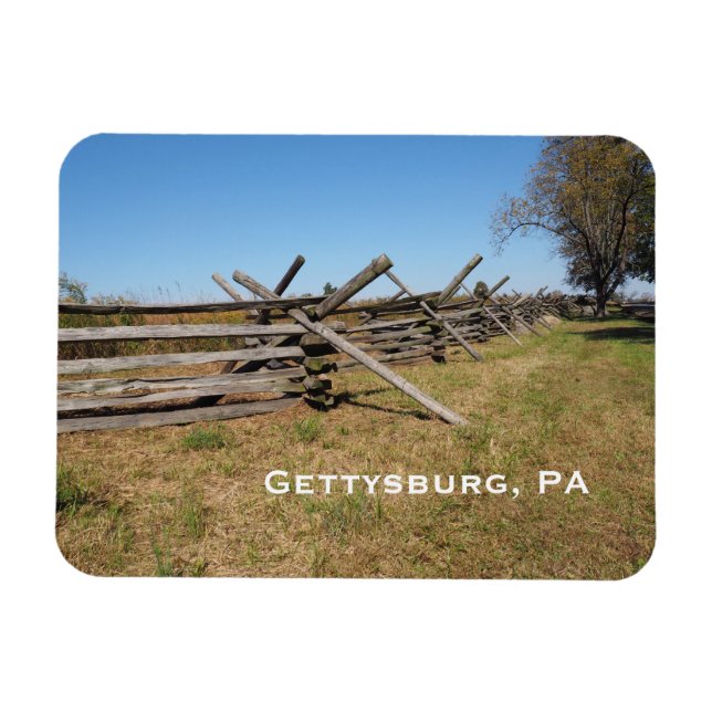 Magnet Flexible clôture en bois à Gettysburg PA (Horizontal)