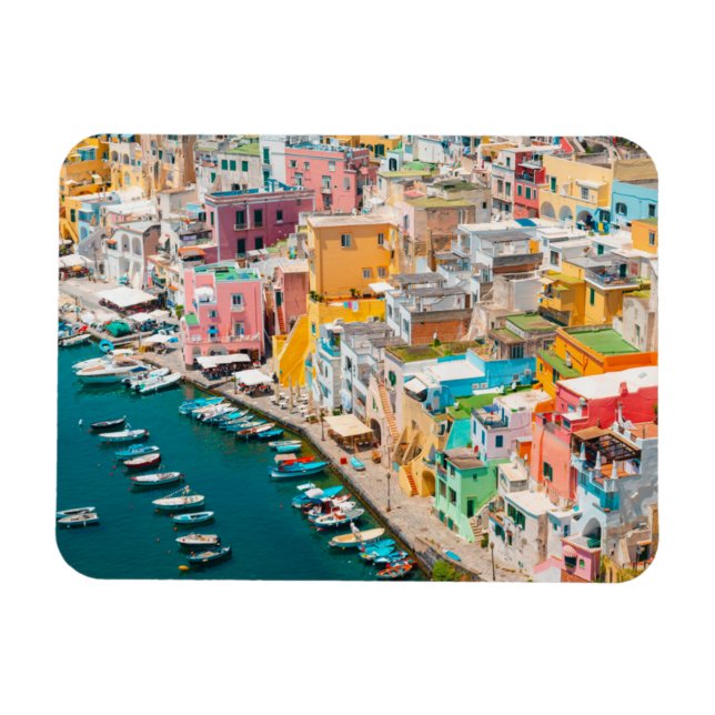 Magnet Flexible Coastline | Naples Italy (Horizontal)
