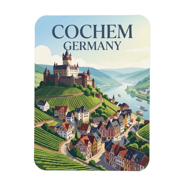 Magnet Flexible Cochem Allemagne (Vertical)