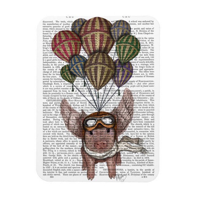 Magnet Flexible Cochon en flammes (Vertical)