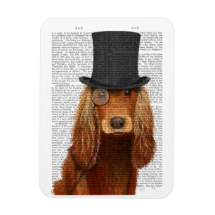 Magnet Flexible Cocker Spaniel, Hound officiel et Casquette