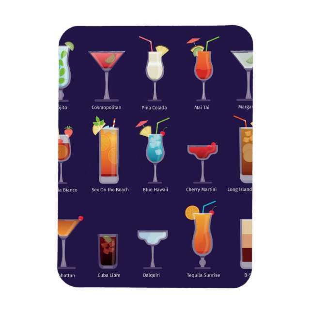 Magnet Flexible Cocktail classique (Vertical)