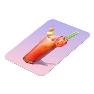 Magnet Flexible Cocktail Creative Bloody Mary