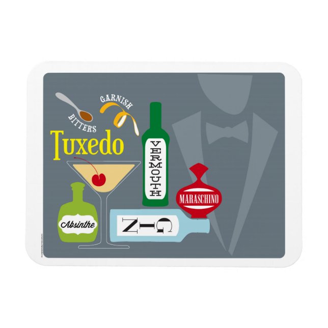 Magnet Flexible Cocktail Tuxedo (Horizontal)