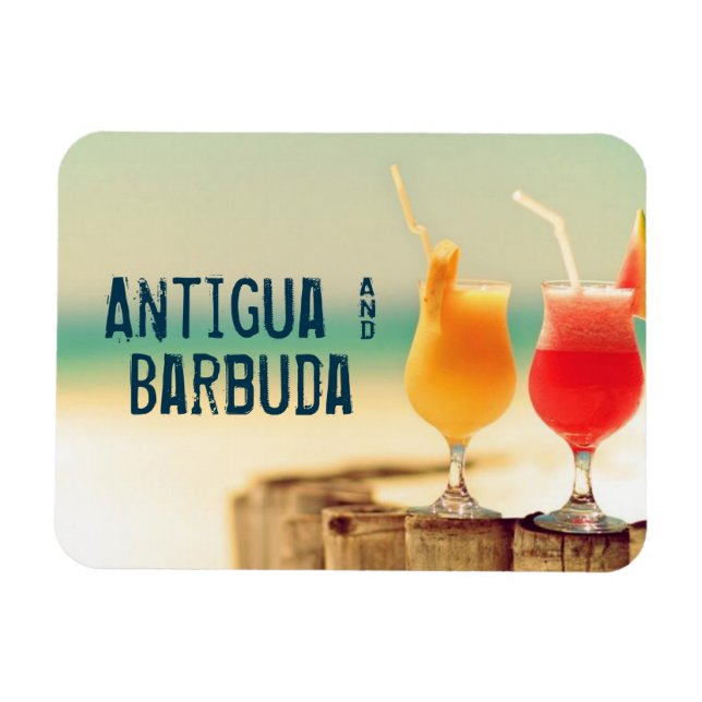 Magnet Flexible Cocktails Antigua & Barbuda (Horizontal)