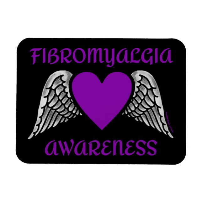Magnet Flexible Coeur/ailes...Aimant Fibro (Horizontal)