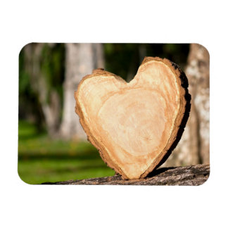 Magnet Flexible coeur en bois