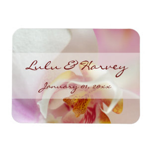 Magnet Flexible Coeur orchidée