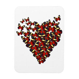 Magnet Flexible Coeur papillon