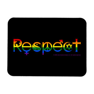Magnet Flexible Coexister avec le Gay pride du respect
