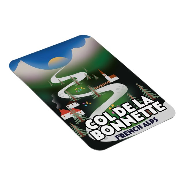 Magnet Flexible Col de la Bonette, France (Côté Droit)