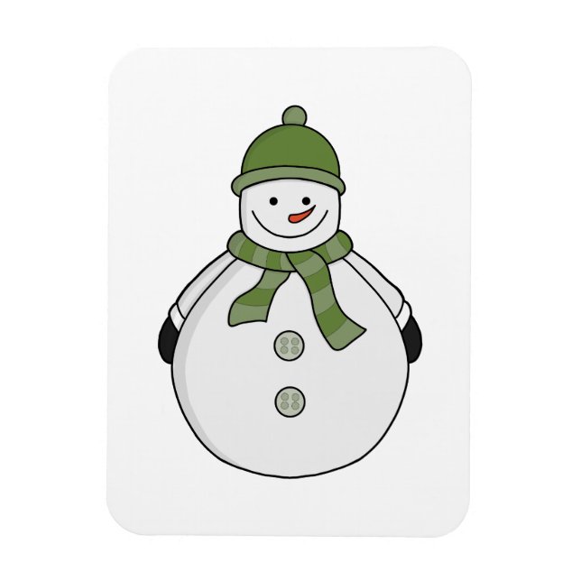 Magnet Flexible Cold snowman (Vertical)