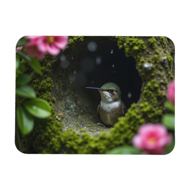 Magnet Flexible Colibri dans le nid (Horizontal)