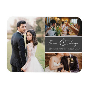 Magnet Flexible Collage de Merci photo pour toujours et toujours g