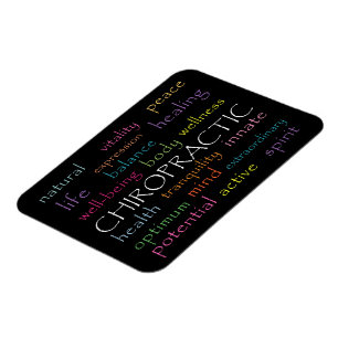 Magnet Flexible Collage de mots chiropratiques inspirants