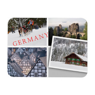 Magnet Flexible Collage de photo de souvenir d'Allemagne