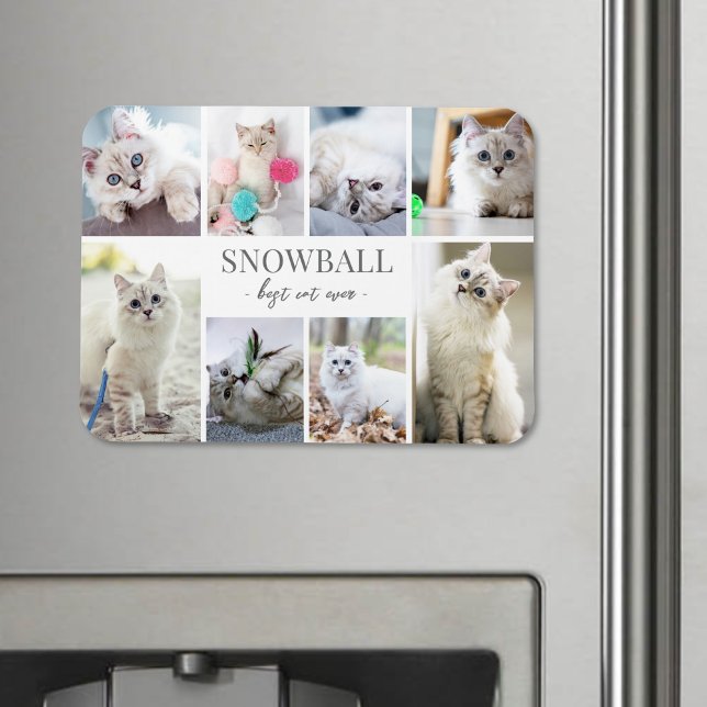 Magnet Flexible Collage de photos d'animaux de compagnie (Simple Cat Pet Photo Collage Magnet)