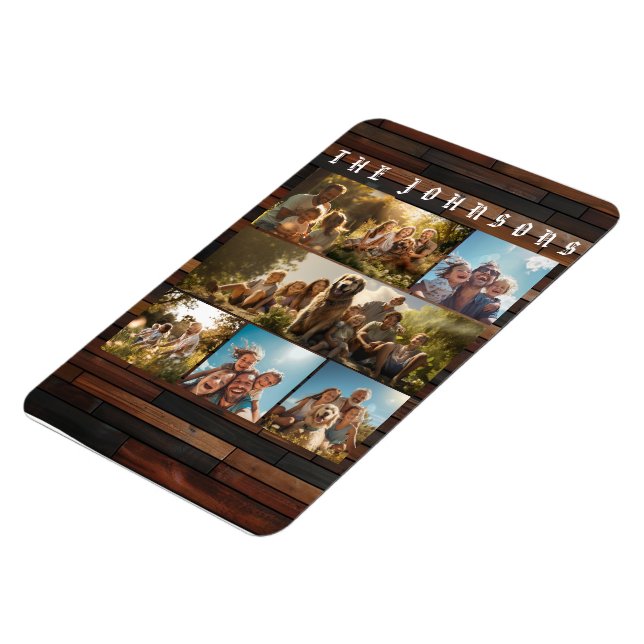 Magnet Flexible Collage de photos de famille (Côté Gauche)