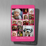 Magnet Flexible Collage de photos Instagram - Jusqu'à 14 photos ro<br><div class="desc">Un design avec un arrière - plan coloré. Utilisez jusqu'à quatorze photos carrés pour créer un cadeau unique et personnel. Si vous avez besoin d'ajuster les images,  cliquez sur l'outil personnaliser pour apporter des modifications.</div>