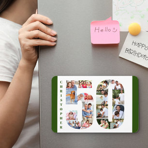 Magnet Flexible Collage photo dans le numéro 50 - 50e anniversaire